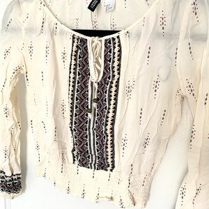 Bohemian style blouse